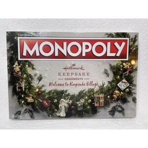 Hallmark Keepsake Monopoly Welcome To Keepsake Village Board Game NIB